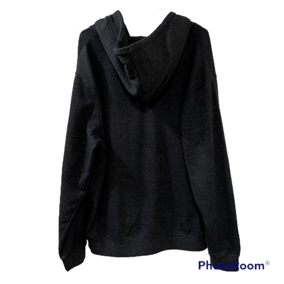 Colosseum Dark Gray Fleece Drawstring Kangaroo Pocket Hoodie Sweater Size XL - Picture 2 of 12